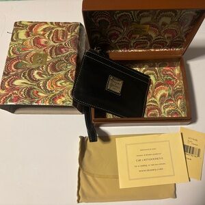 Dooney  & Bourke 1975 Black Wristlet with Box